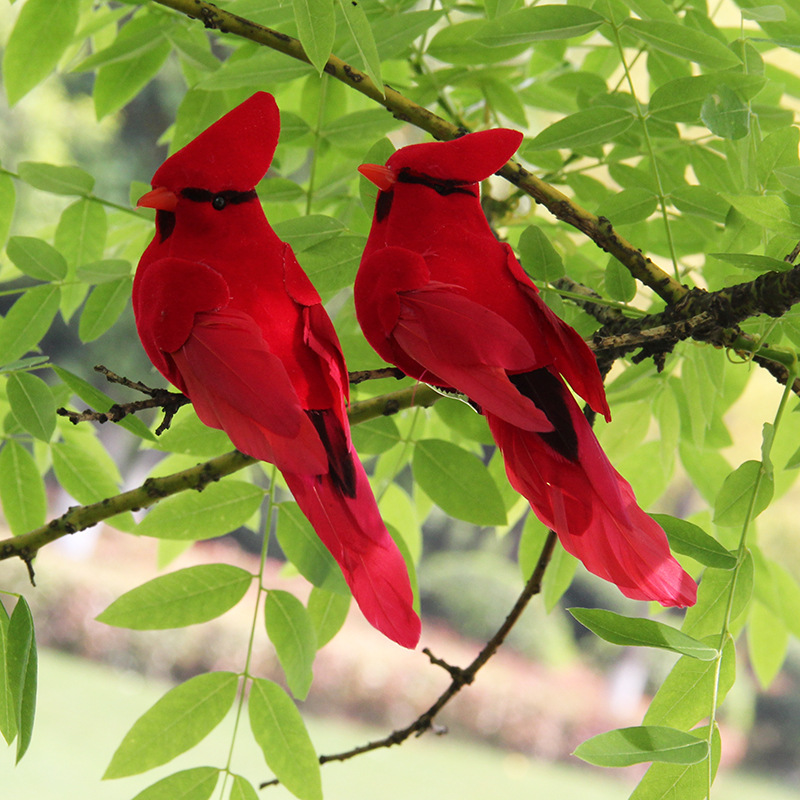 Gardening Tools Store - 1pcs simulation Feather Birds with Clips
