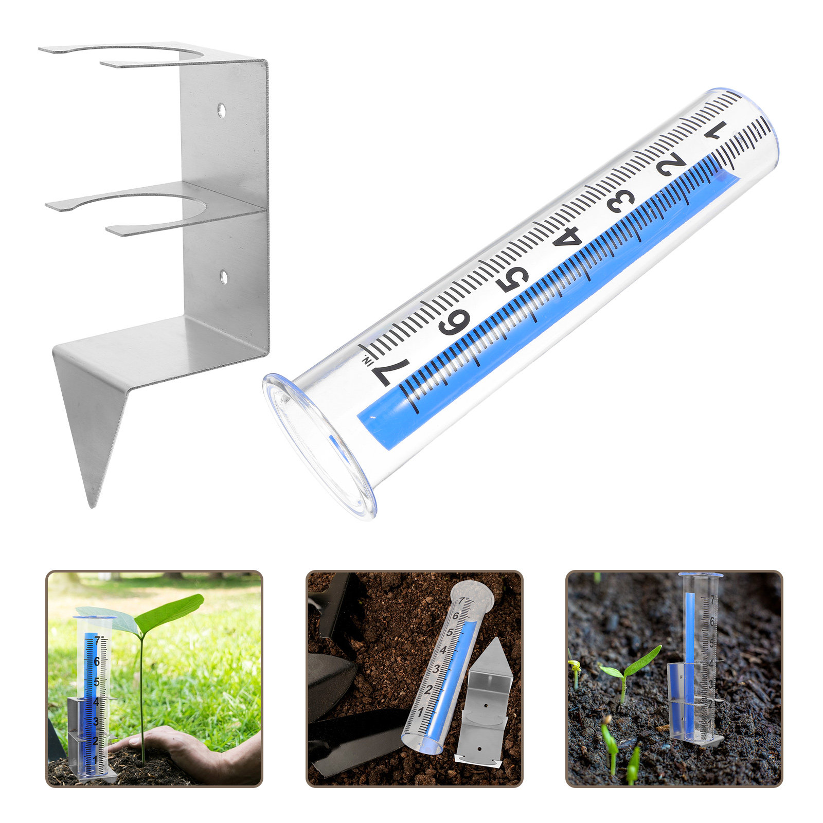 Gardening Yard Tools - Rain Gauge Garden Lawn Farm Patio