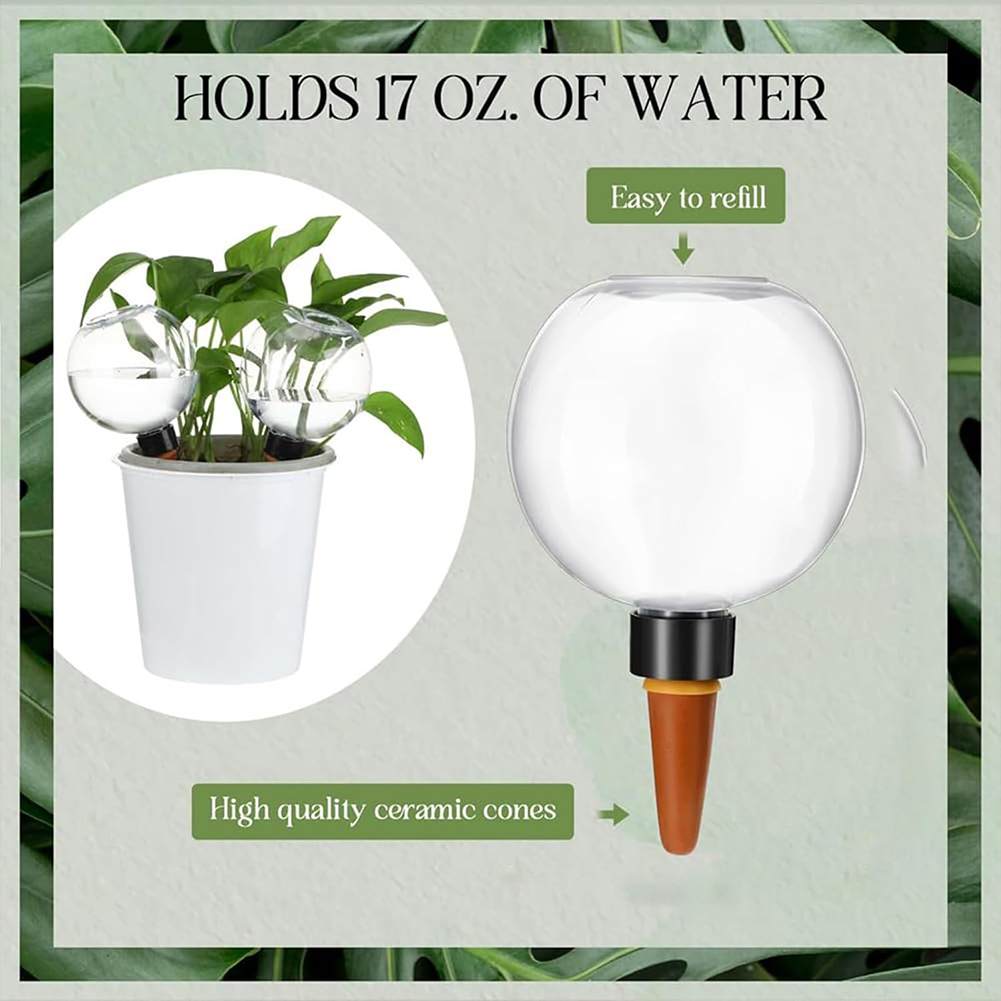 Self-Watering Planter - 500ML Self Watering Globes Drip Irrigation