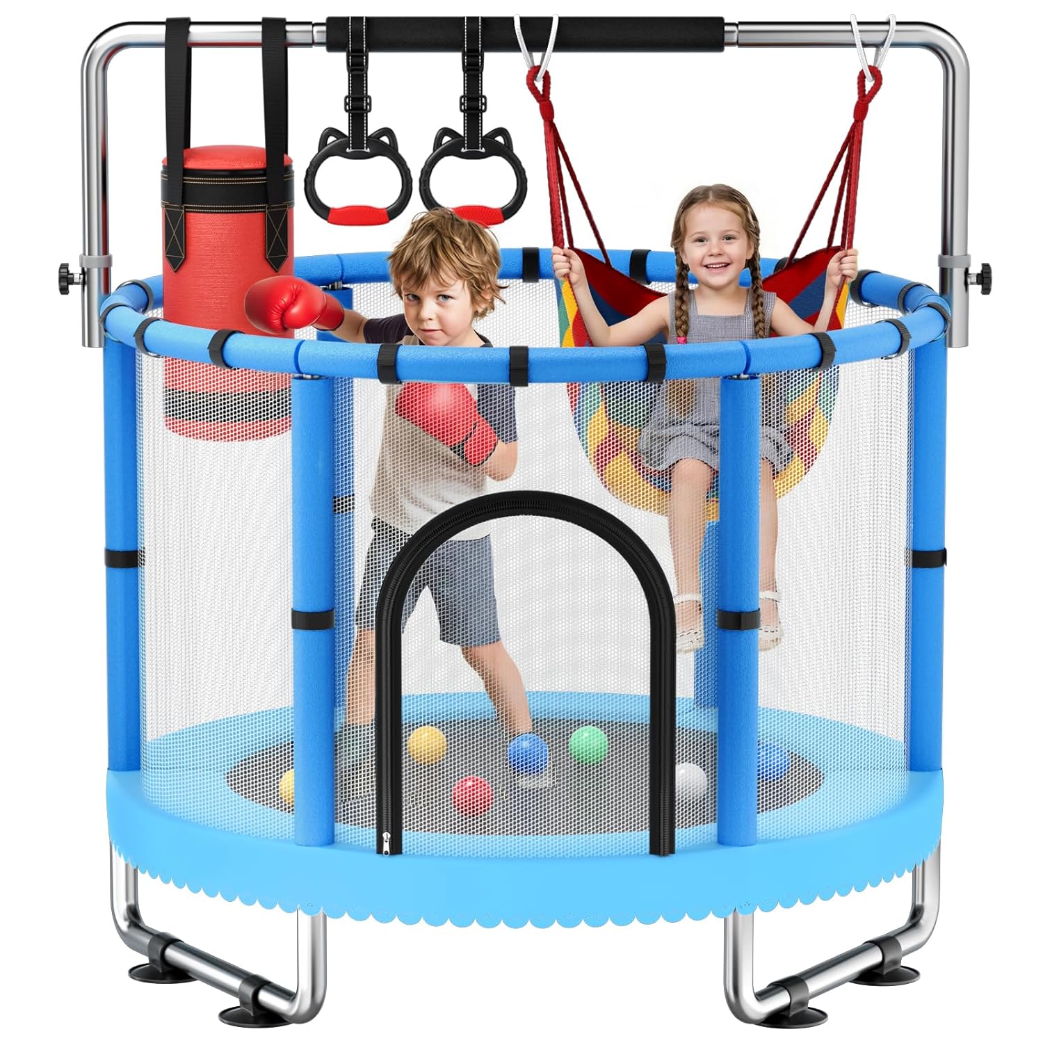 Gardening Tool - Toddler Trampoline,Trampoline for Kids with Enclosure,440lbs
