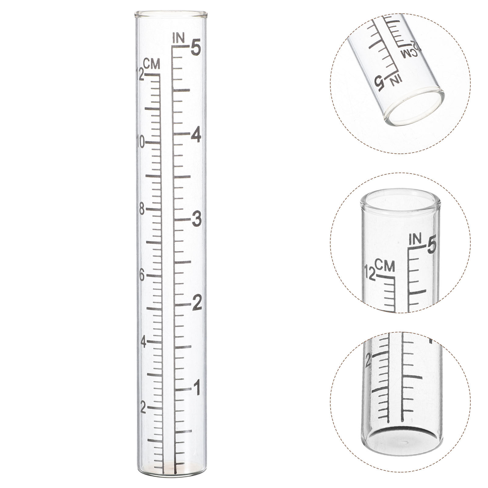 Gardening Yard Tools - 2Pcs Rain Gauge Replacement Tubes Glass