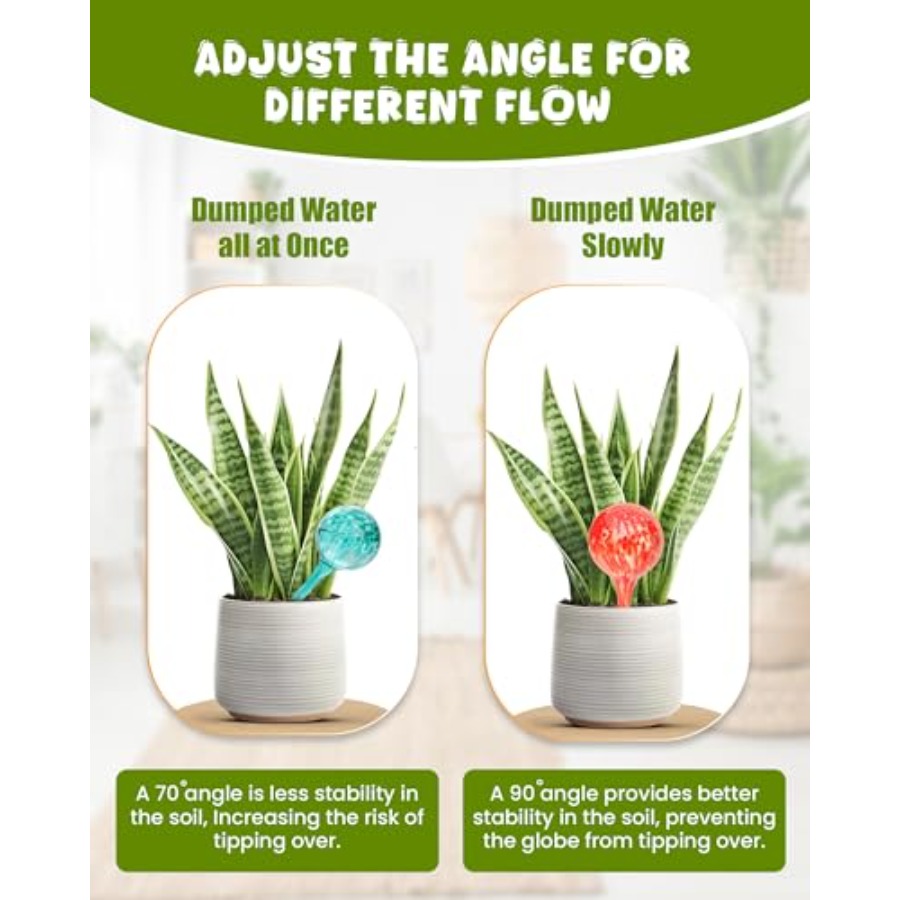 Iridescent Self Watering Globe - Self-Watering Planter 评论和价格