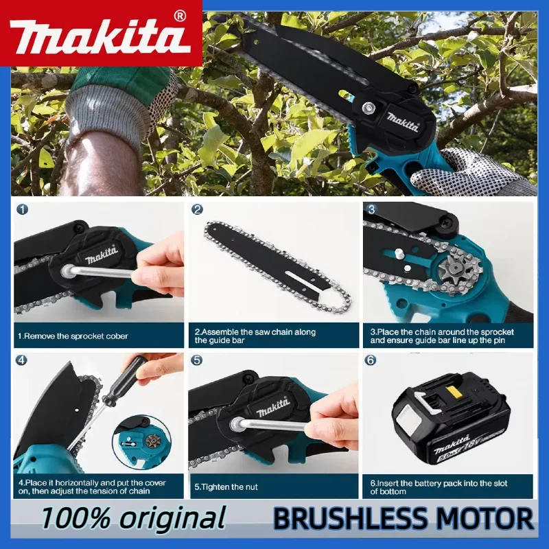 Makita 6 Inch Chain Saw 18V El - Gardening Tools Wooden 评论和价格