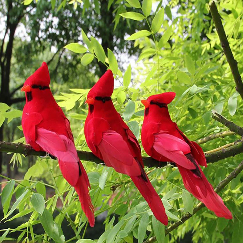 1pcs simulation Feather Birds  - Gardening Tools Store 评论和价格