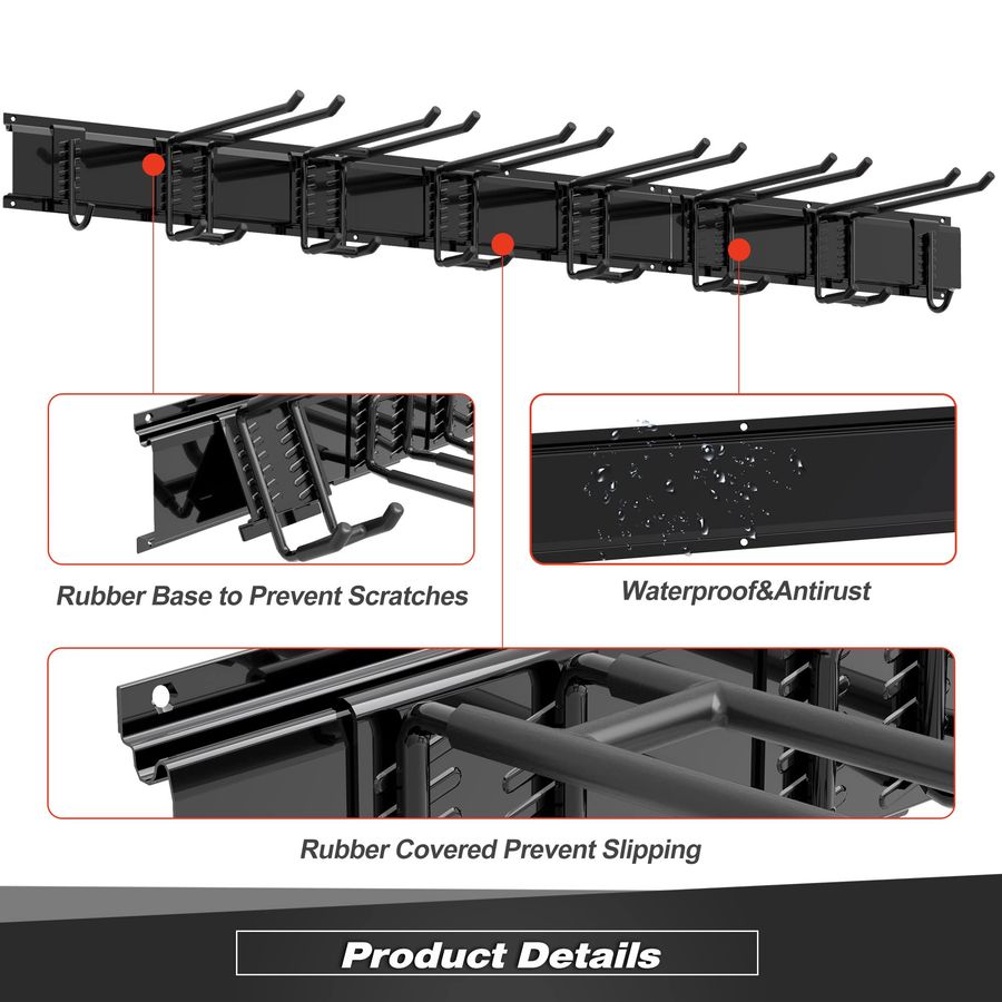 Heavy Duty Garage Storage Rack - Gardening Yard Tools 评论和价格