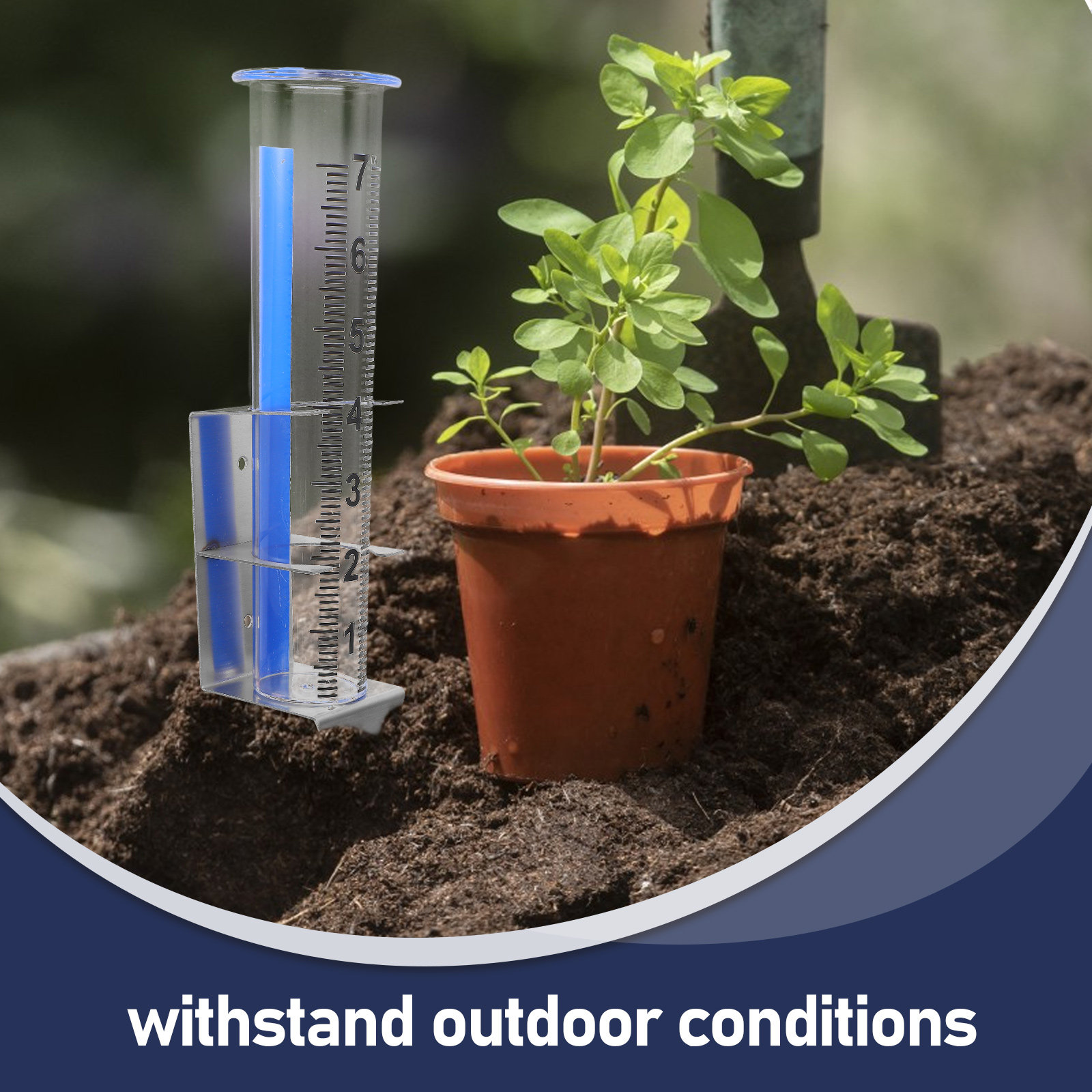 Rain Gauge Garden Lawn Farm Pa - Gardening Yard Tools 评论和价格