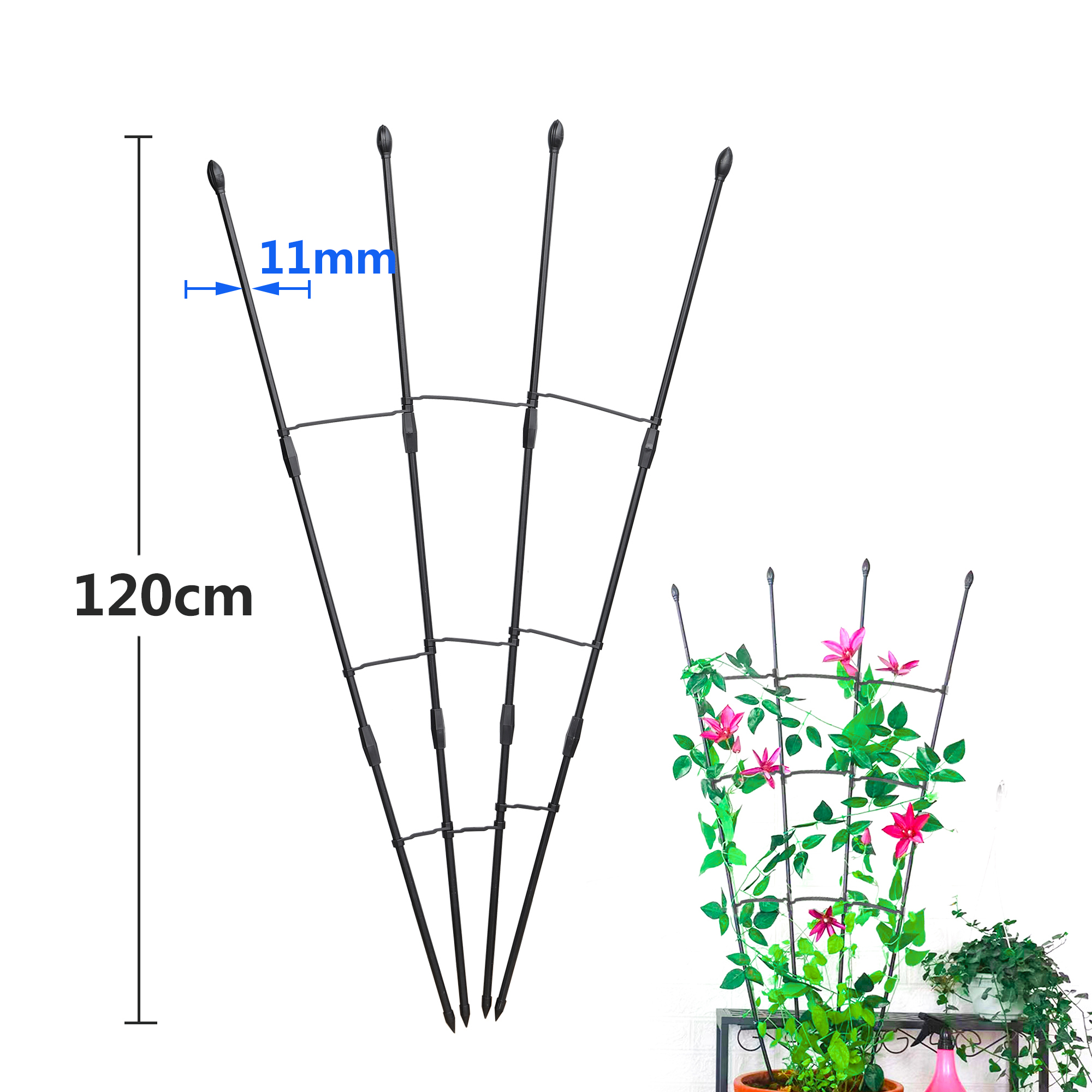 120Cm Plant Trellis Rustproof  - Gardening Tool Diy 评论和价格