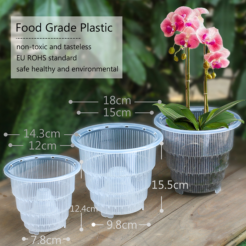 Meshpot Clear Plastic Orchid P - Orchid Potting Mix 评论和价格