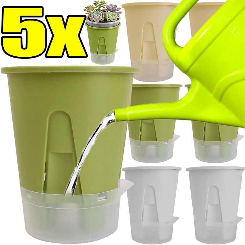 Self Watering Planter Pot Tray - Root Watering Spike 评论和价格