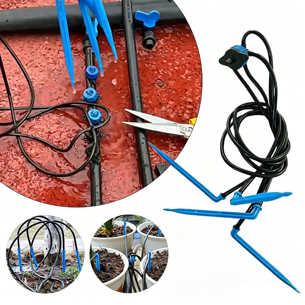 Adjustable 4-Way Arrow Dripper - Root Watering Spike 评论和价格