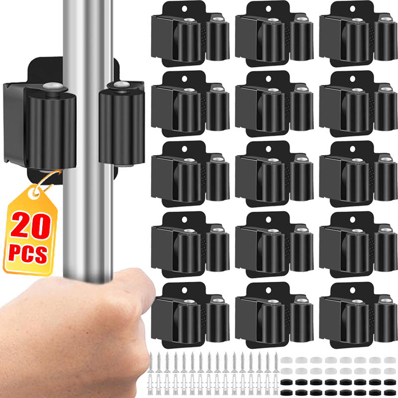 Stainless Steel Mop Holder Wal - Gardening Tools Rack 评论和价格