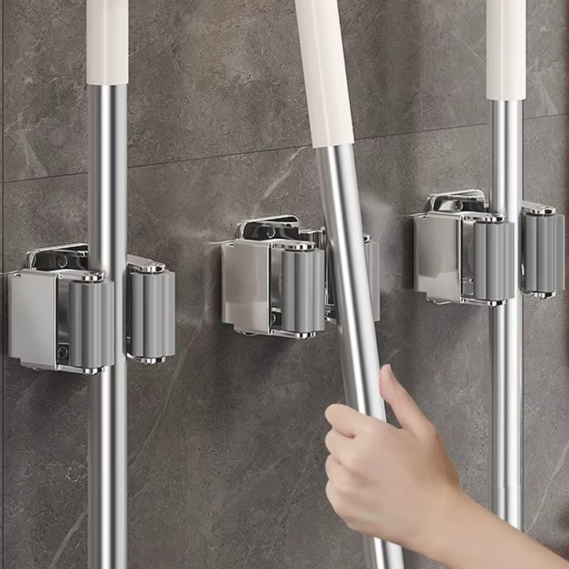 Stainless Steel Mop Holder Wal - Gardening Tools Rack 评论和价格