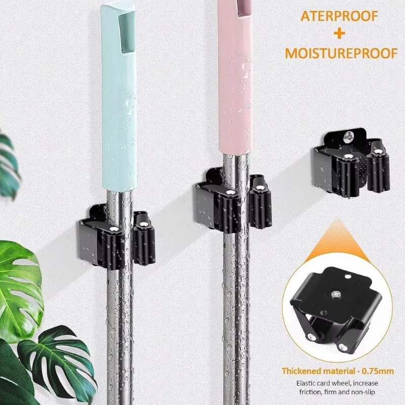 Stainless Steel Mop Holder Wal - Gardening Tools Rack 评论和价格