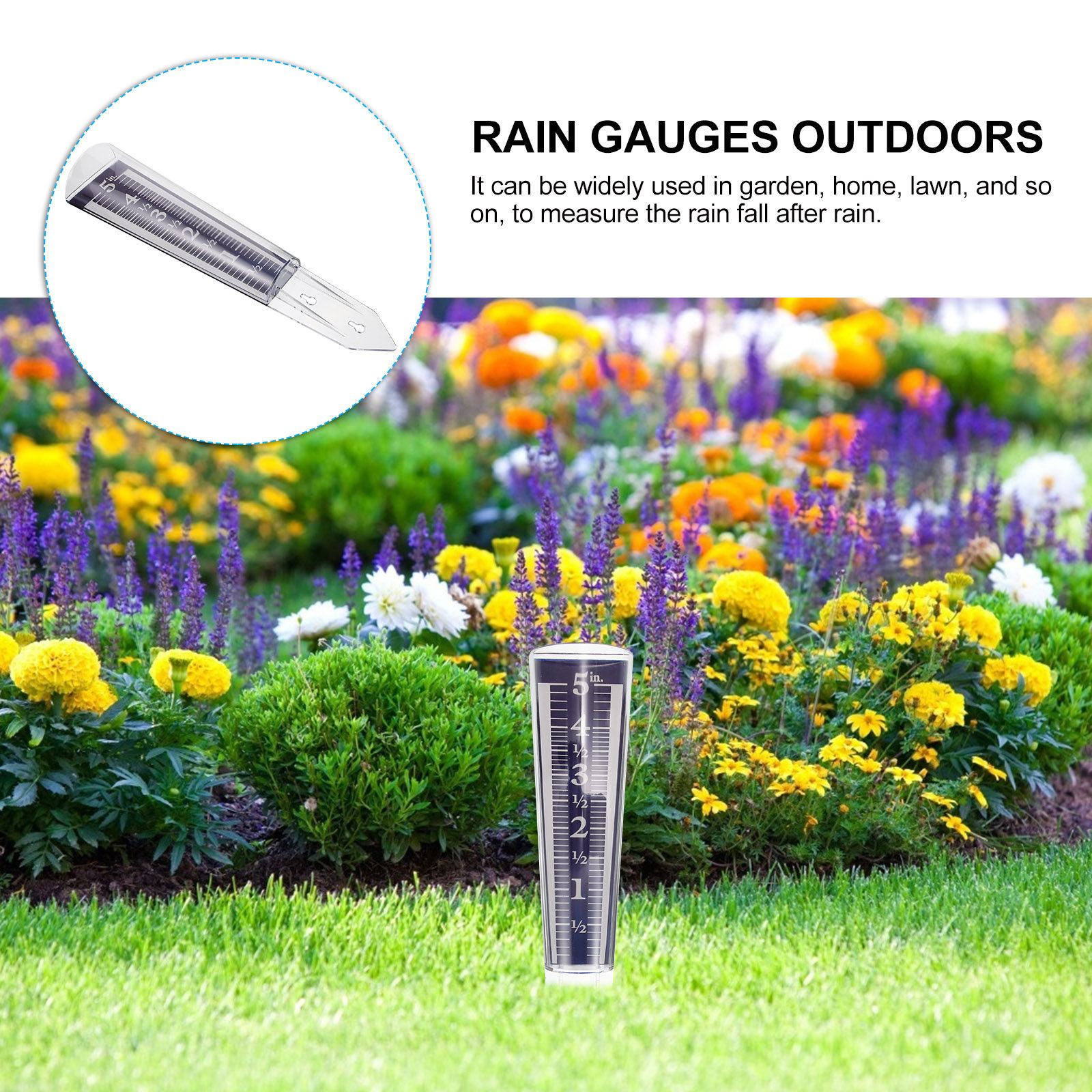 Transparent Rain Gauge for Out - Gardening Tools Toolstation 评论和价格