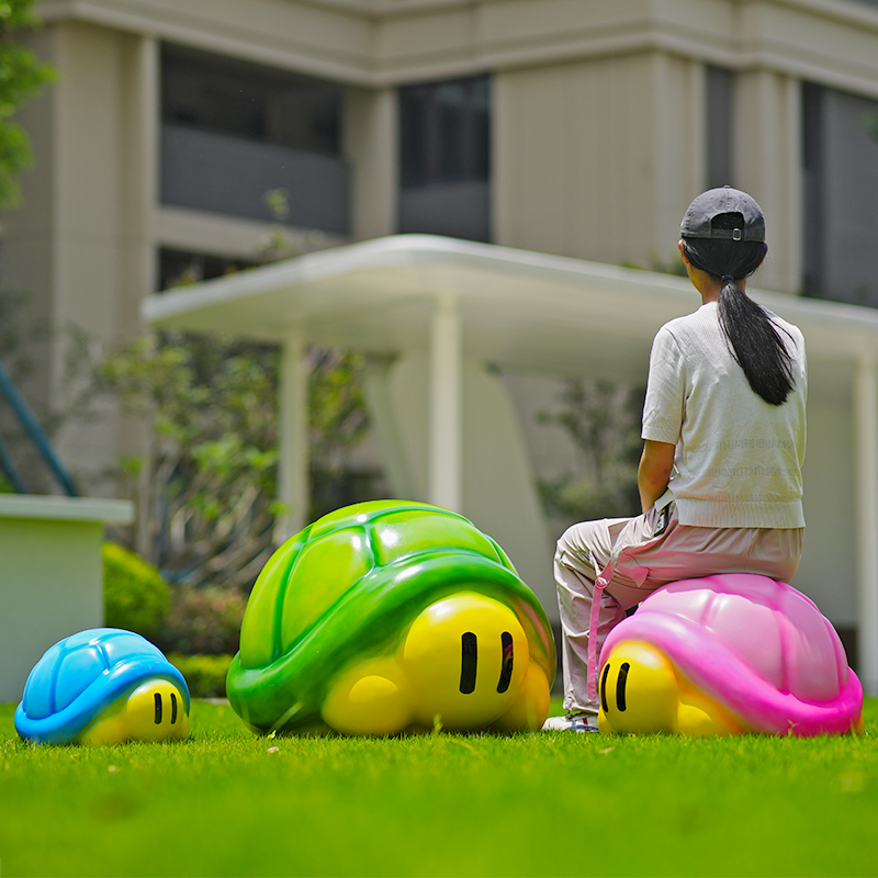 Cartoon turtle fiberglass scul - Gardening Tools Sketch 评论和价格