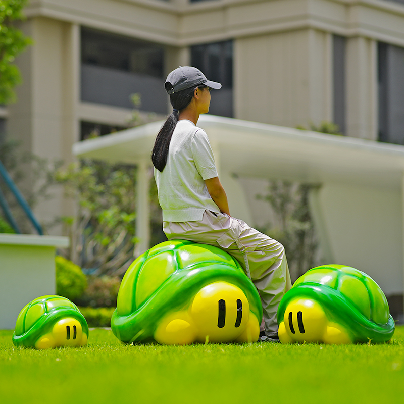Cartoon turtle fiberglass scul - Gardening Tools Sketch 评论和价格