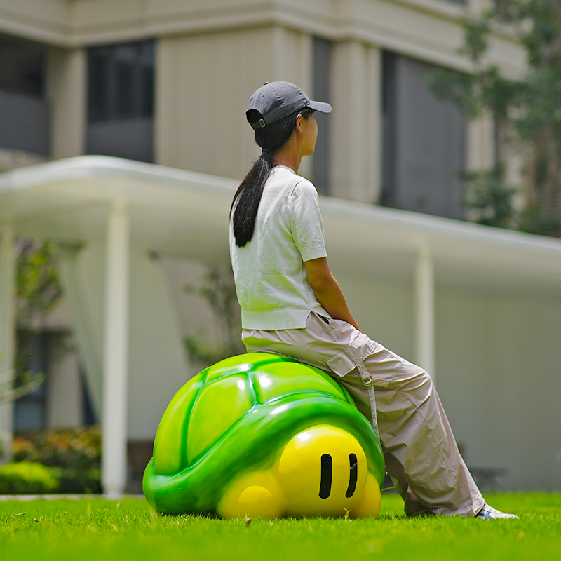 Cartoon turtle fiberglass scul - Gardening Tools Sketch 评论和价格