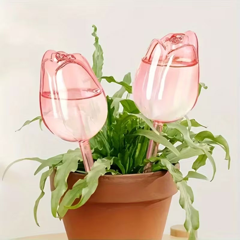 3 Pink Tulip Irrigation Balls  - Gardening Tools Pink 评论和价格