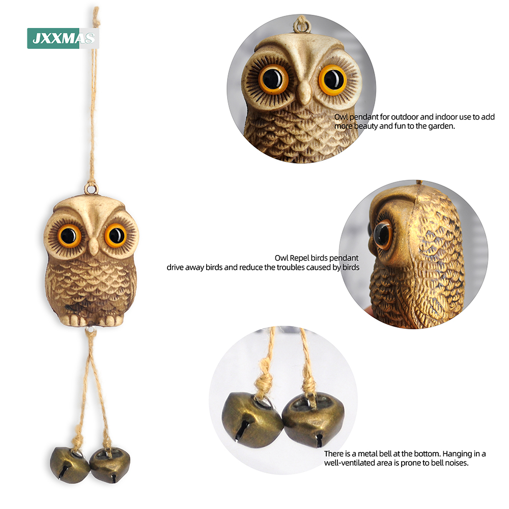 Garden Decor Owl Pendant Statu - Gardening Tools Store 评论和价格