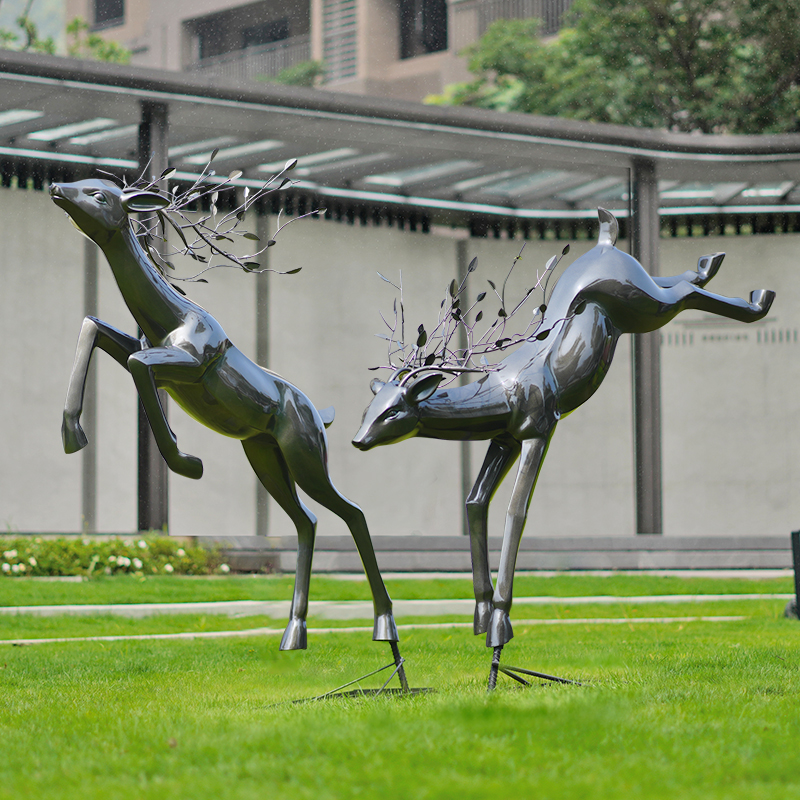 Outdoor Abstract Deer Fibergla - Gardening Tools Sketch 评论和价格