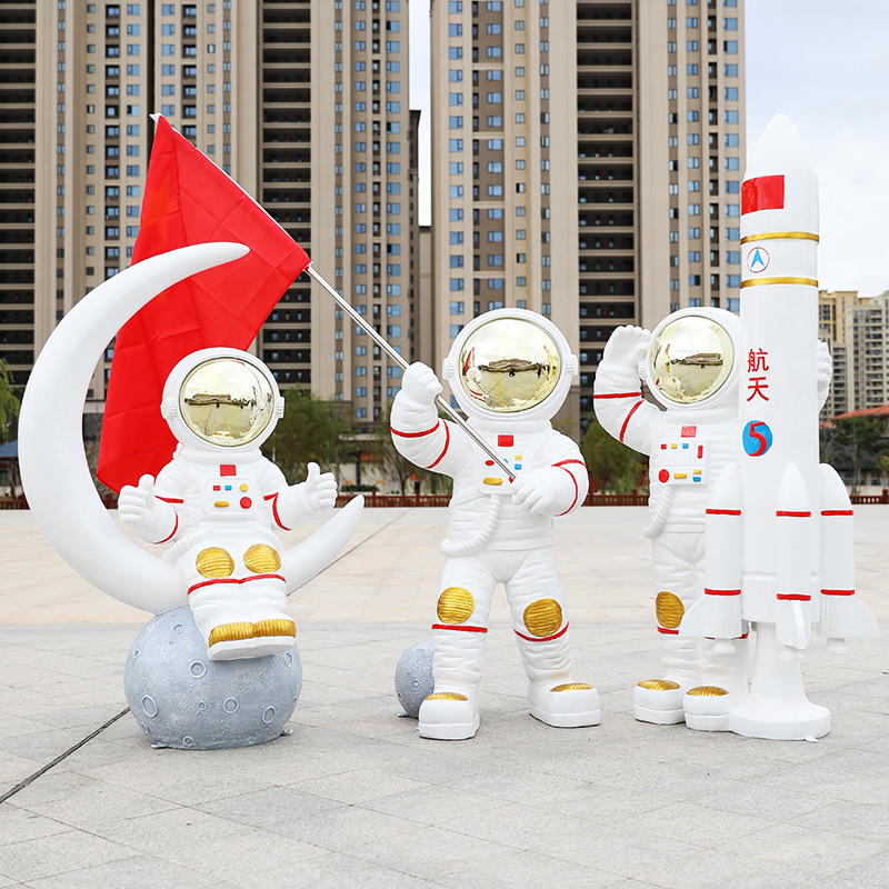 Astronaut sculpture ornament o - Gardening Tools Sketch 评论和价格