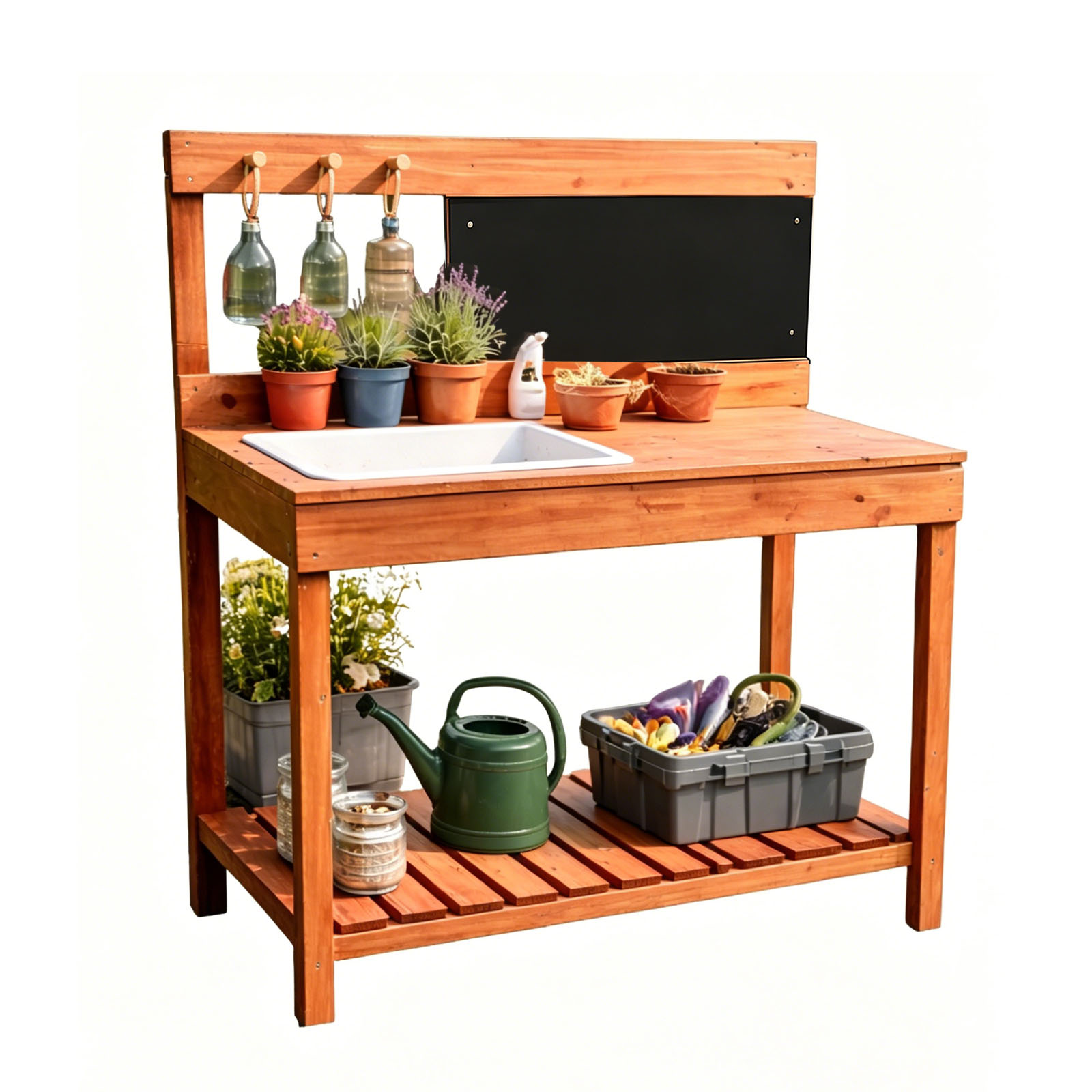 Wooden Potting Benches For Chi - Gardening Tools Wooden 评论和价格