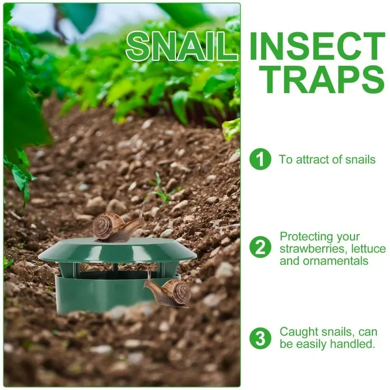 1/10pcs Snail Trap Catcher Slu - Gardening Tools Toolstation 评论和价格