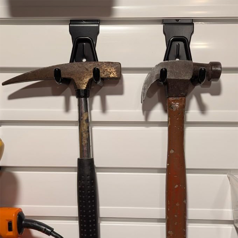 Wall Mounted Grooved Plate Hea - Gardening Tools Rack 评论和价格