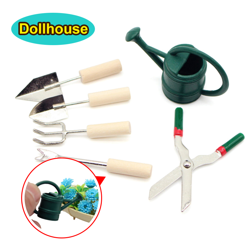 1/12 Dollhouse Simulation Wate - Gardening Tools Gifts 评论和价格
