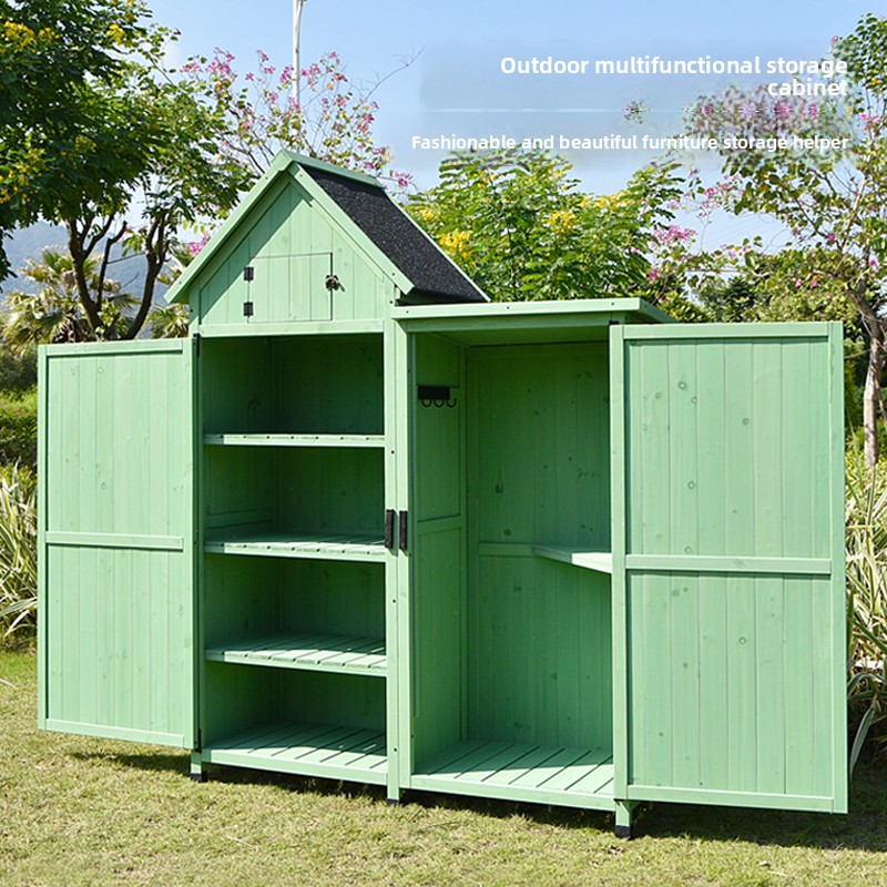 Outdoor storage cabinet Storag - Gardening Tools Wooden 评论和价格
