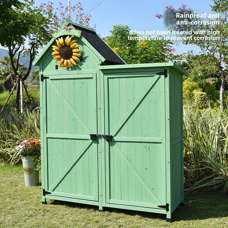 Outdoor storage cabinet Storag - Gardening Tools Wooden 评论和价格