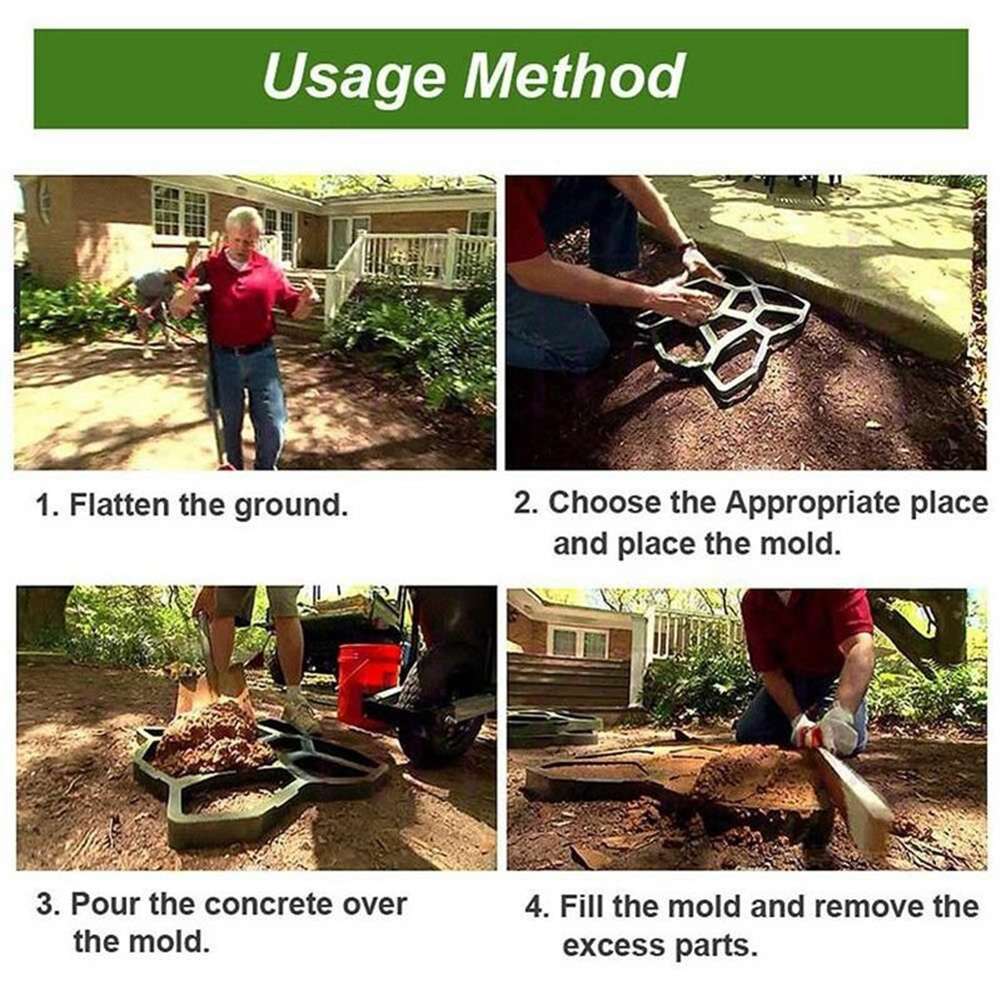 7 Grid Garden Pavement Mold DI - Gardening Tool Diy 评论和价格