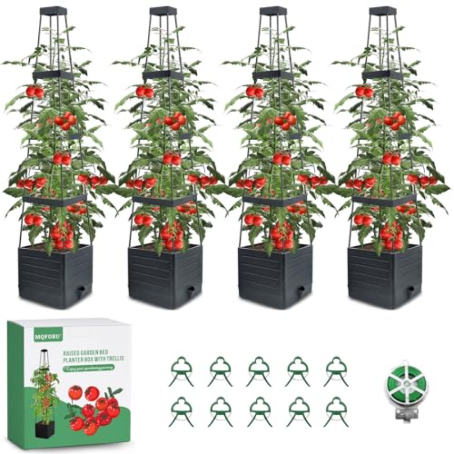 Outdoor tomato planter boxes w - Self-Watering Planter 评论和价格