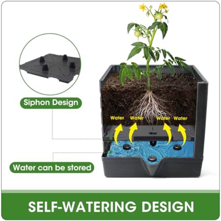 Outdoor tomato planter boxes w - Self-Watering Planter 评论和价格