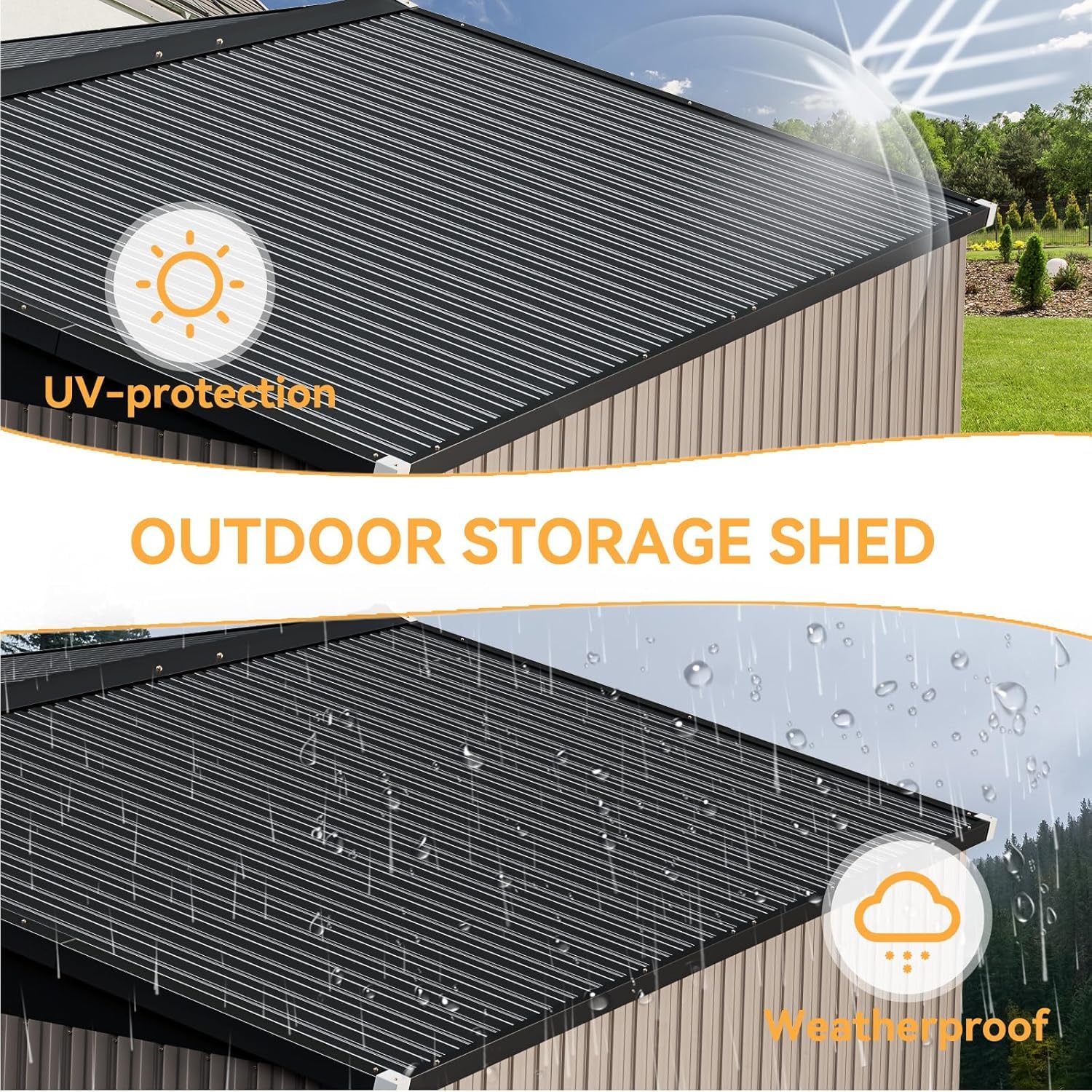 10 x 12FT Outdoor Storage Shed - Gardening Tool 评论和价格