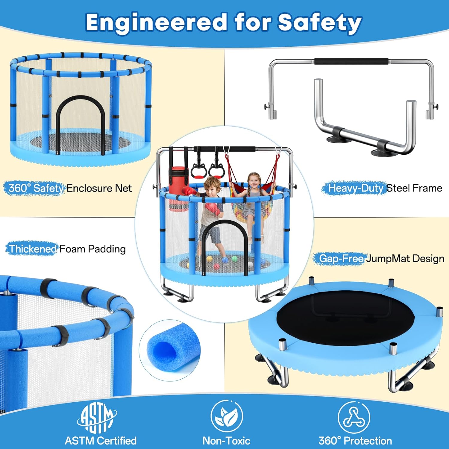Toddler Trampoline,Trampoline  - Gardening Tool 评论和价格