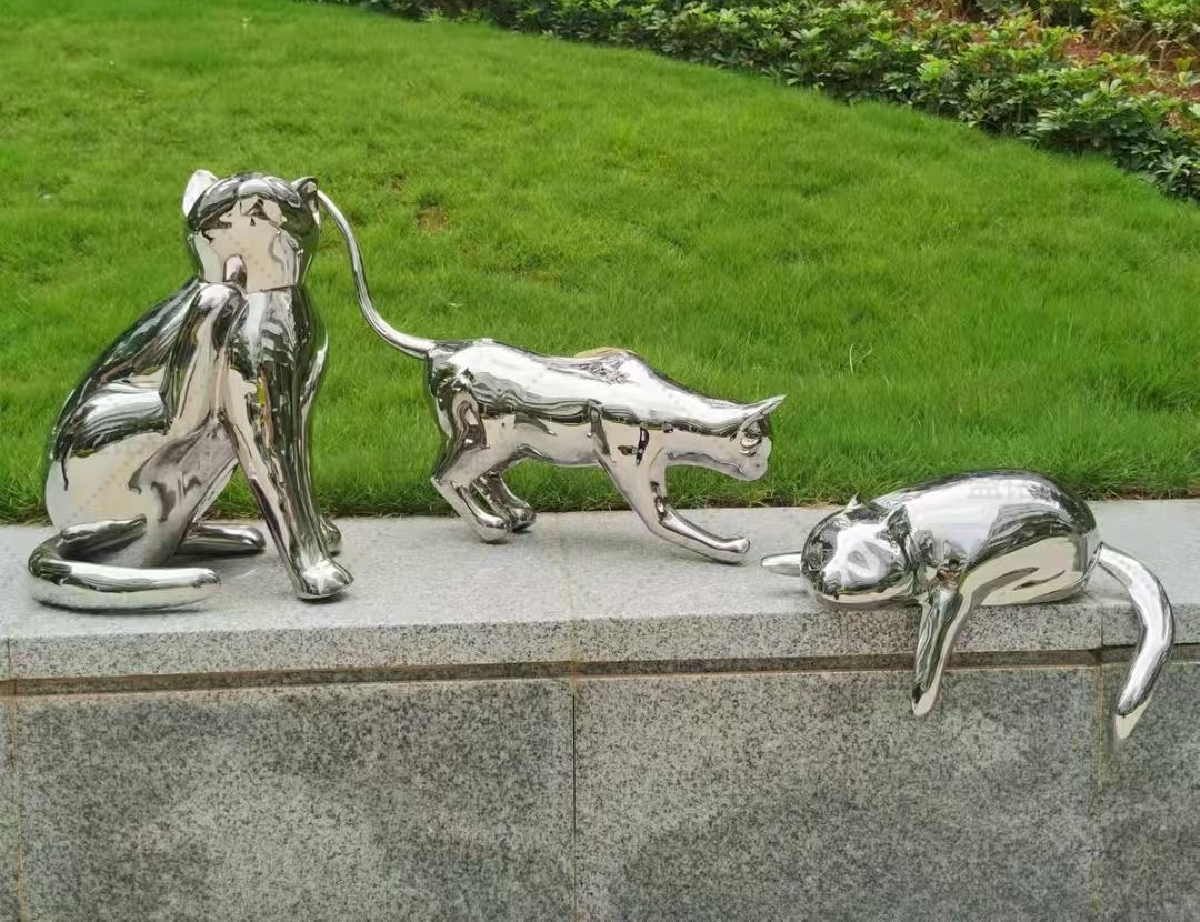 Stainless steel rabbit sculptu - Gardening Tools Sketch 评论和价格