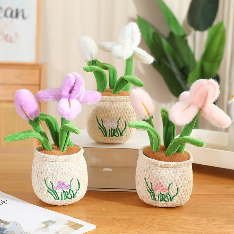 Kawaii Plush Potted Flower Toy - Orchid Potting Mix 评论和价格