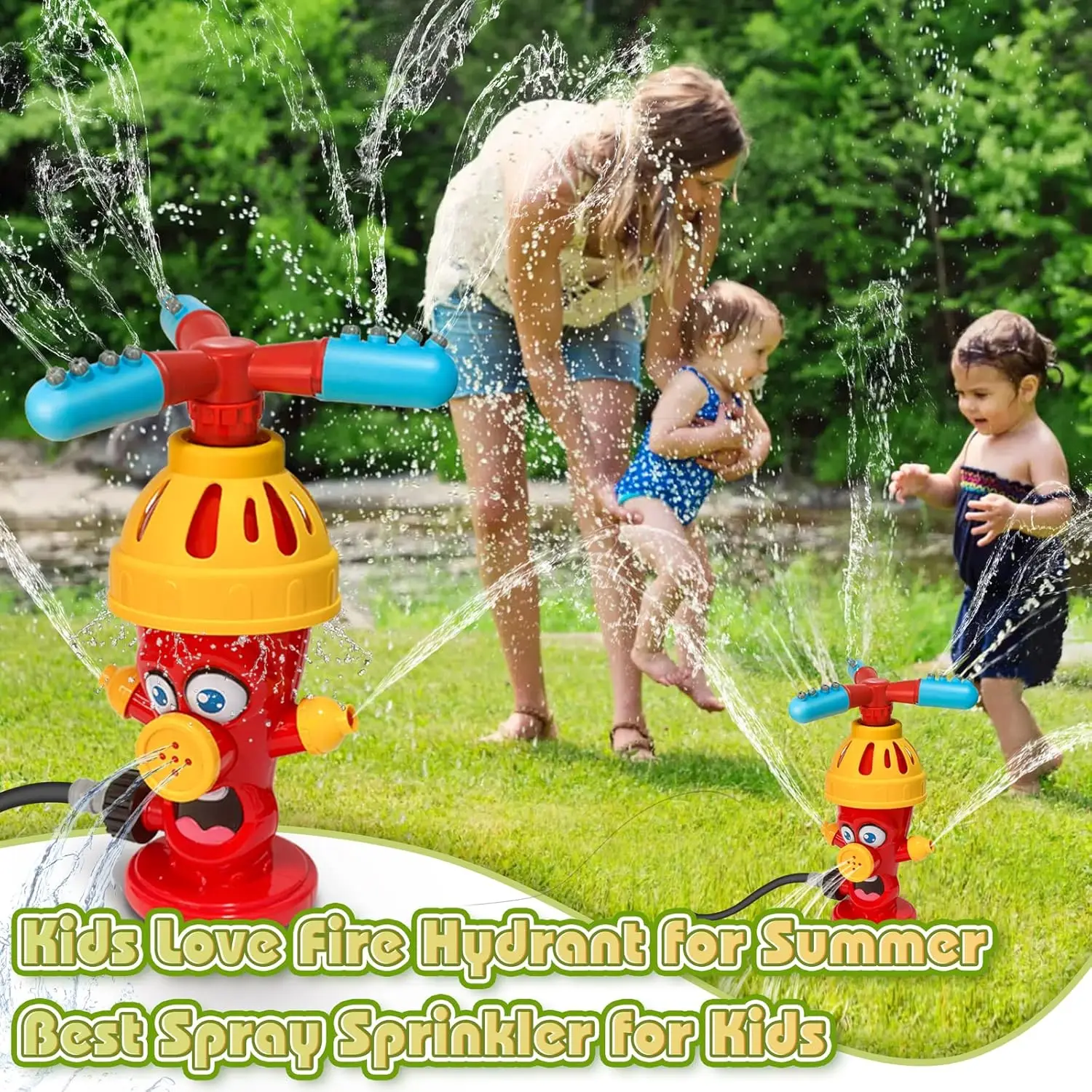 Water Spray Toy Hydrant Sprink - Gardening Tools For Toddlers 评论和价格