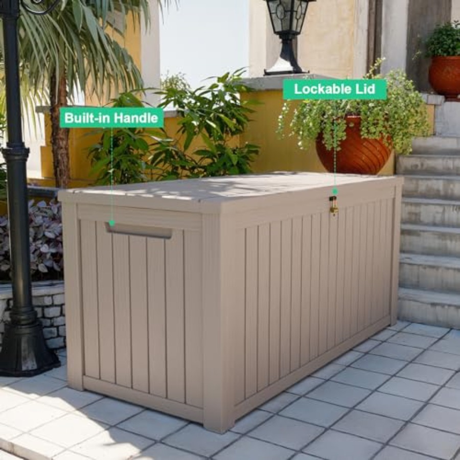 200 Gallon outdoor storage box - Gardening Tools Wooden 评论和价格