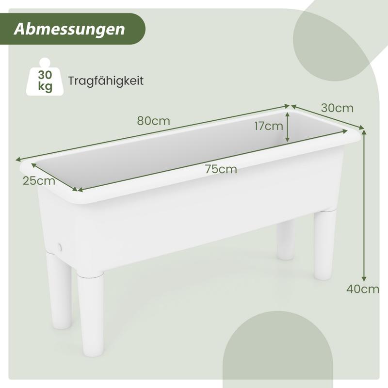 2 PCS Raised Garden Beds Self- - Self-Watering Planter 评论和价格