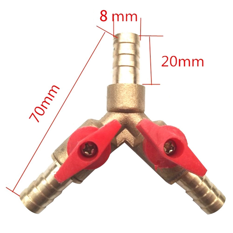 4Pcs 3 Way Shut Off Ball Valve - Gardening Tool 评论和价格