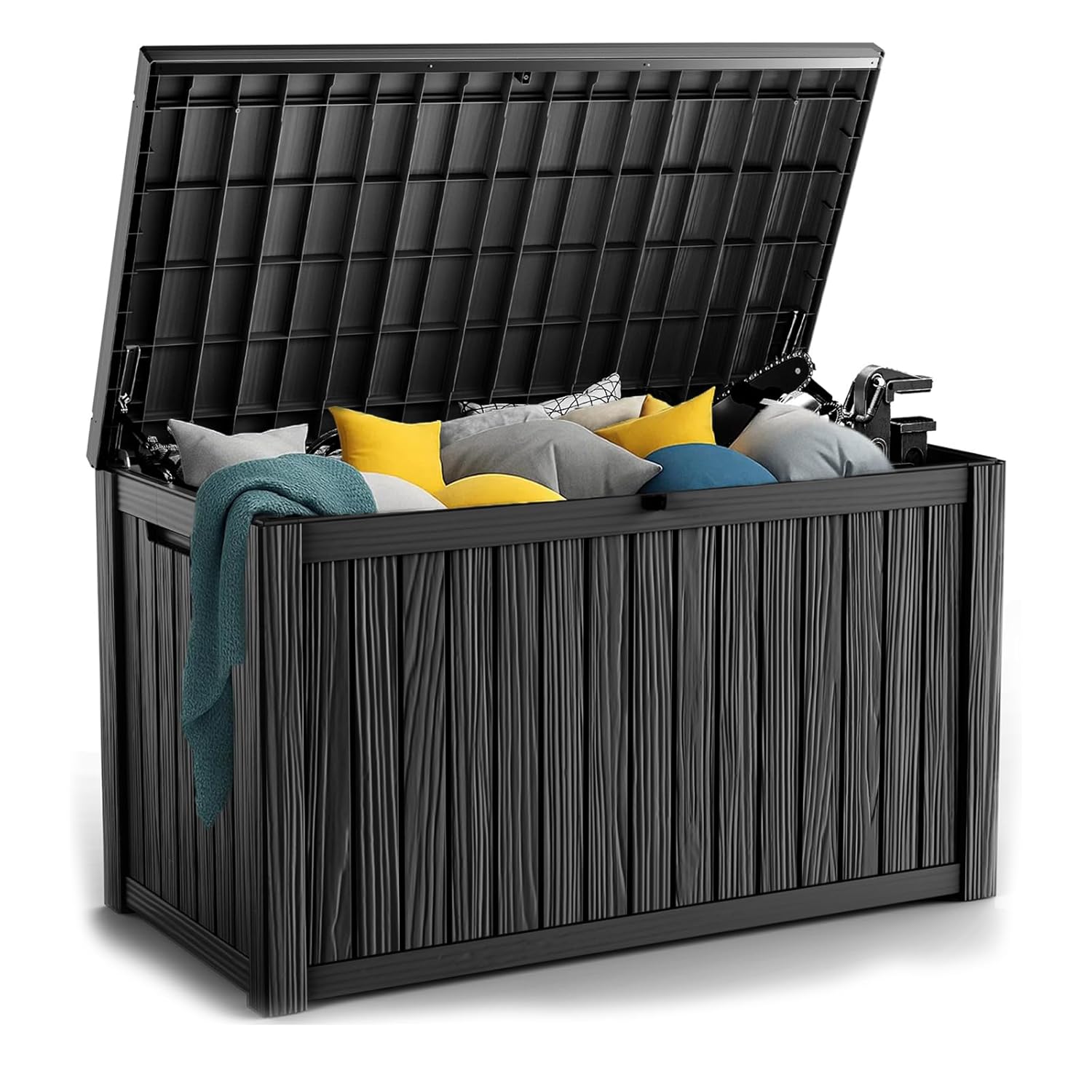 180Gal Lockable Resin Deck Box - Gardening Tool 评论和价格